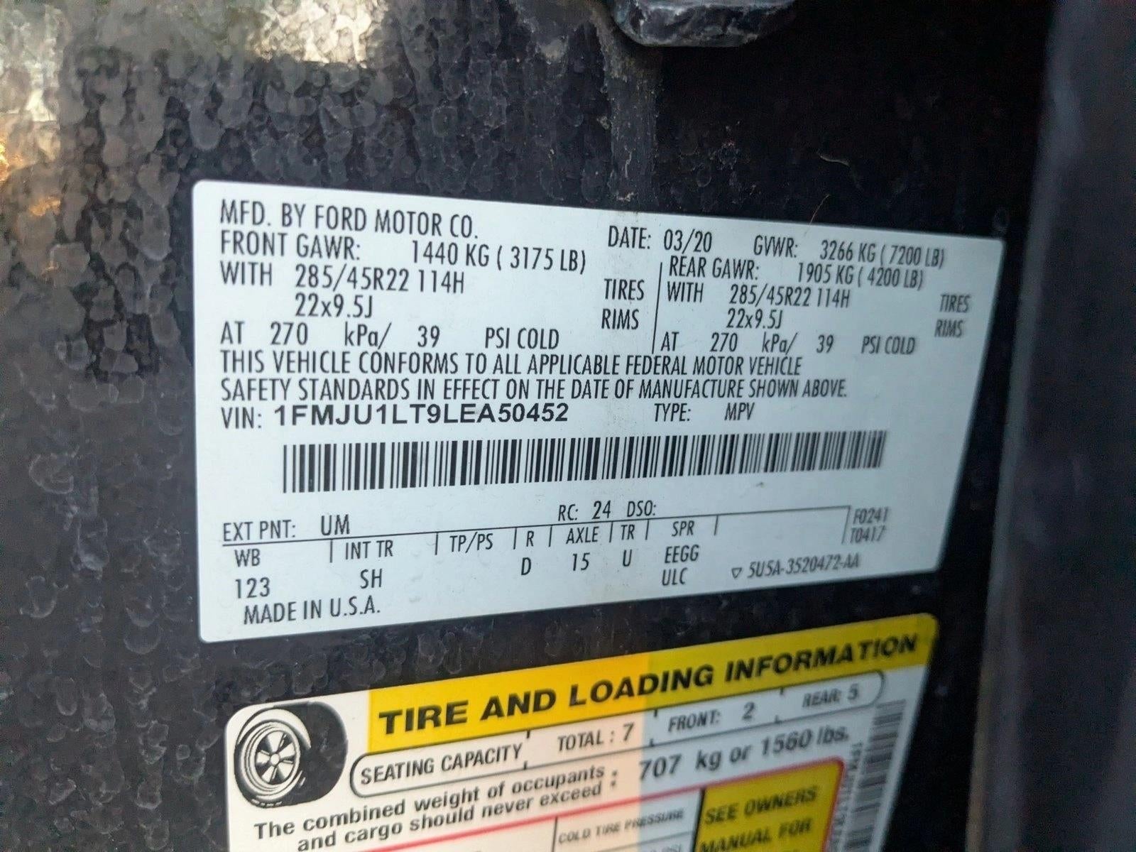 2020 Ford Expedition Platinum 4x2