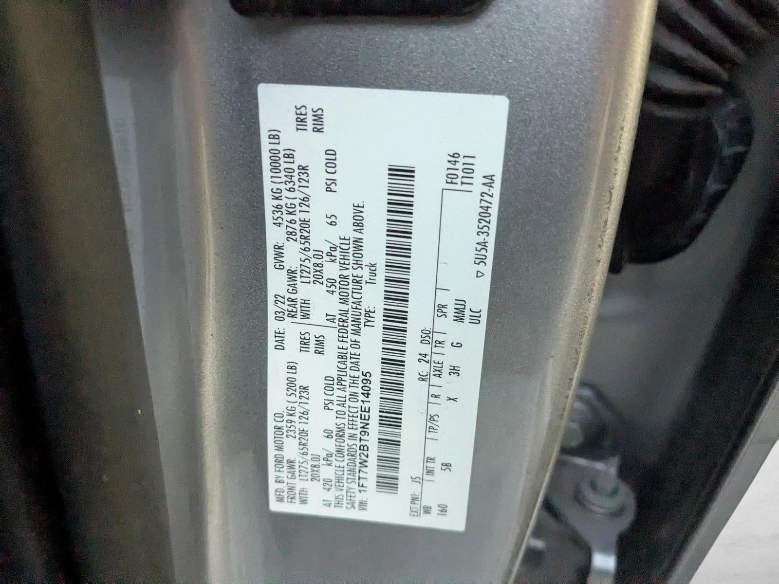 2022 Ford Super Duty F-250 SRW LARIAT 4WD Crew Cab 6.75' Box