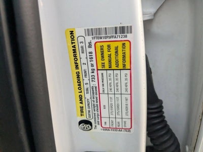 2015 Ford F-150 4WD SuperCrew 5-1/2 Ft Box Lariat