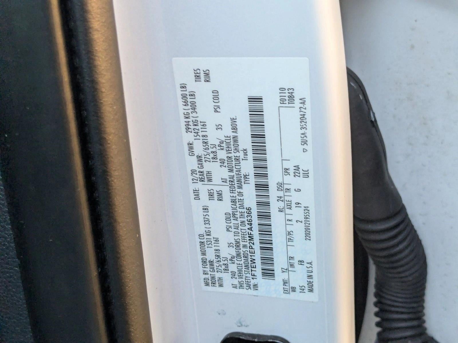 2021 Ford F-150 XLT 4WD SuperCrew 5.5' Box