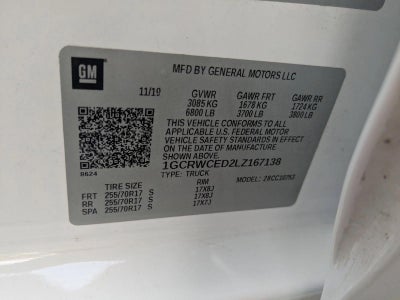 2020 Chevrolet Silverado 1500 Double Cab Standard Box 2-Wheel Drive LT