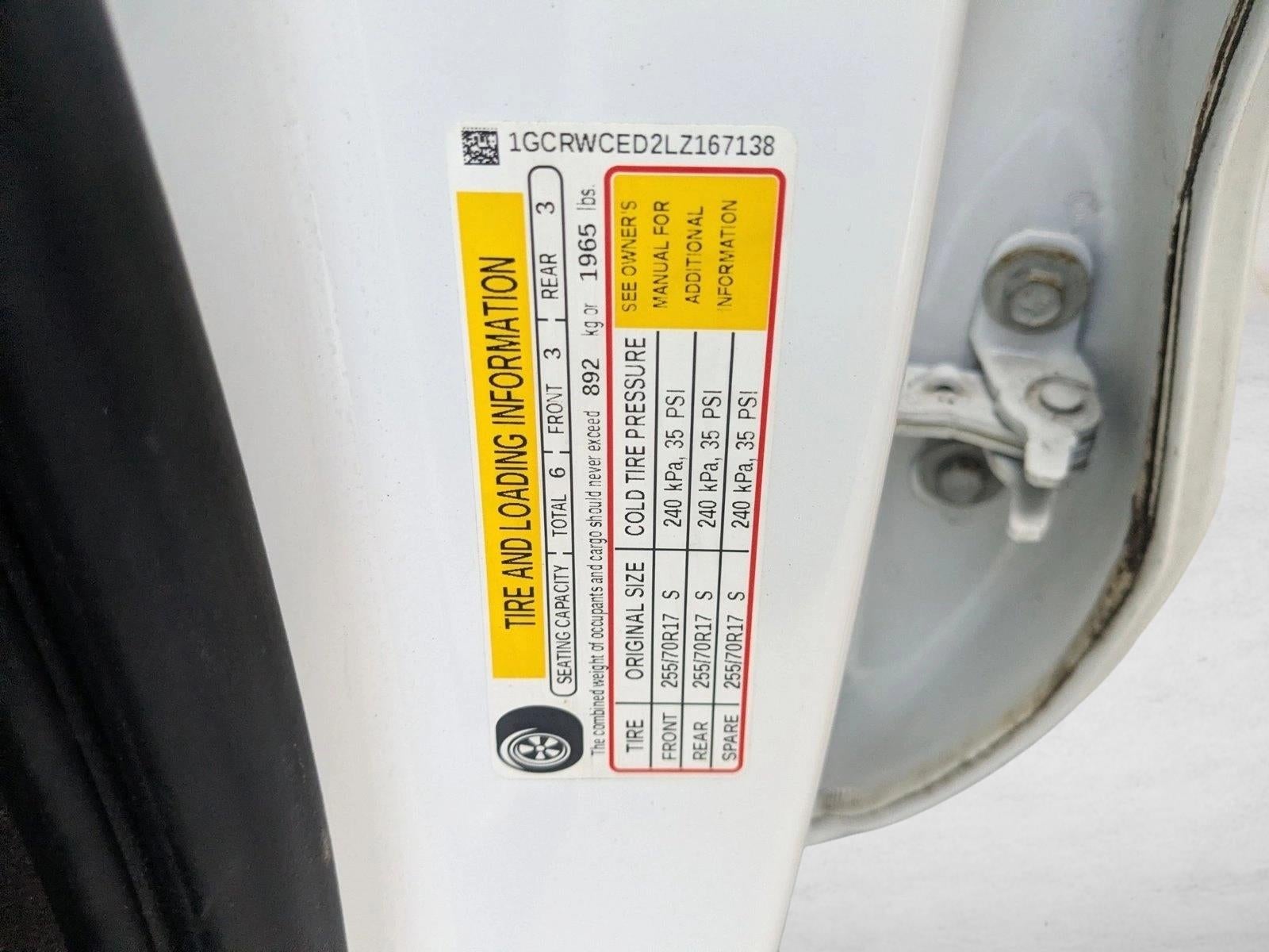 2020 Chevrolet Silverado 1500 Double Cab Standard Box 2-Wheel Drive LT