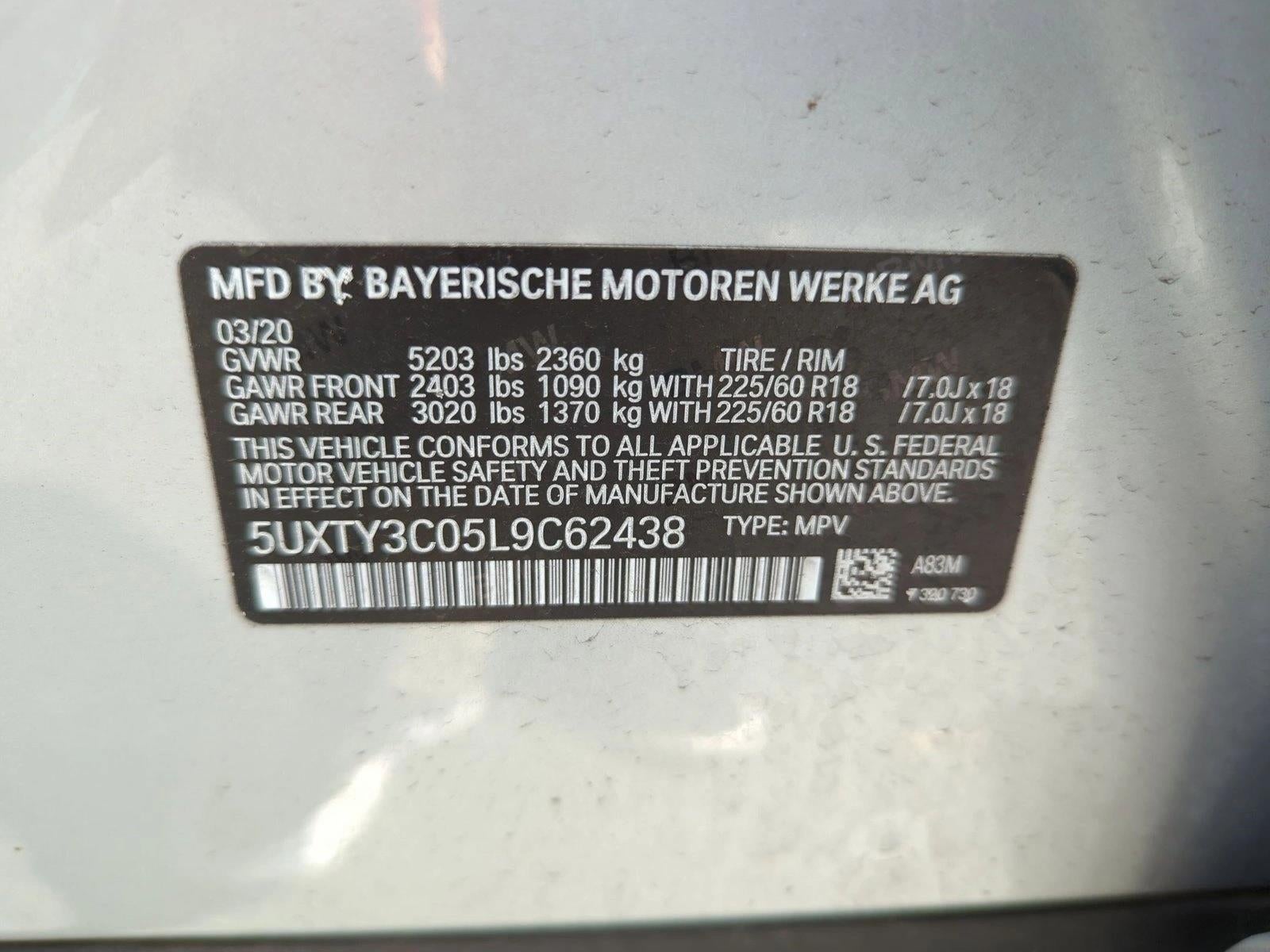 2020 BMW X3 sDrive30i Sports Activity Vehicle