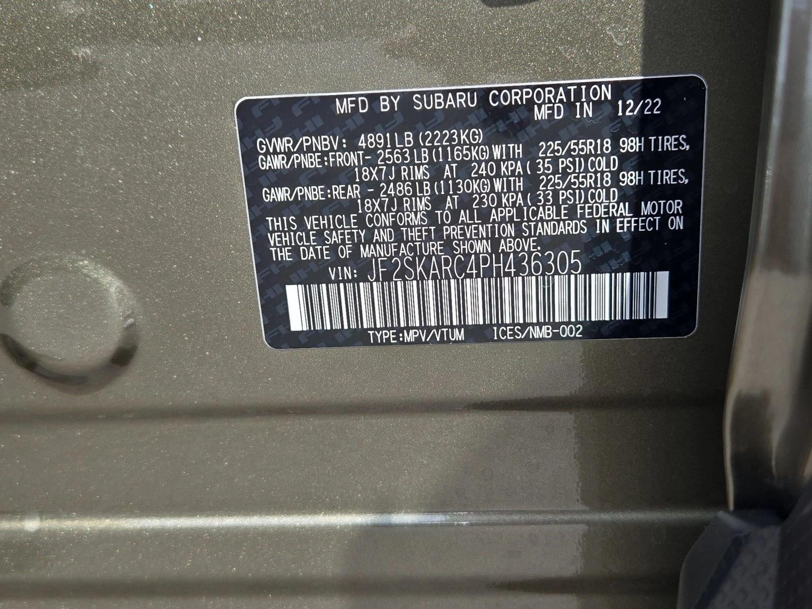 2023 Subaru Forester Touring CVT