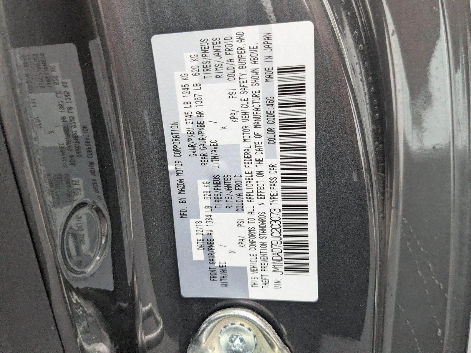 2018 Mazda Mazda MX-5 Miata Grand Touring Manual