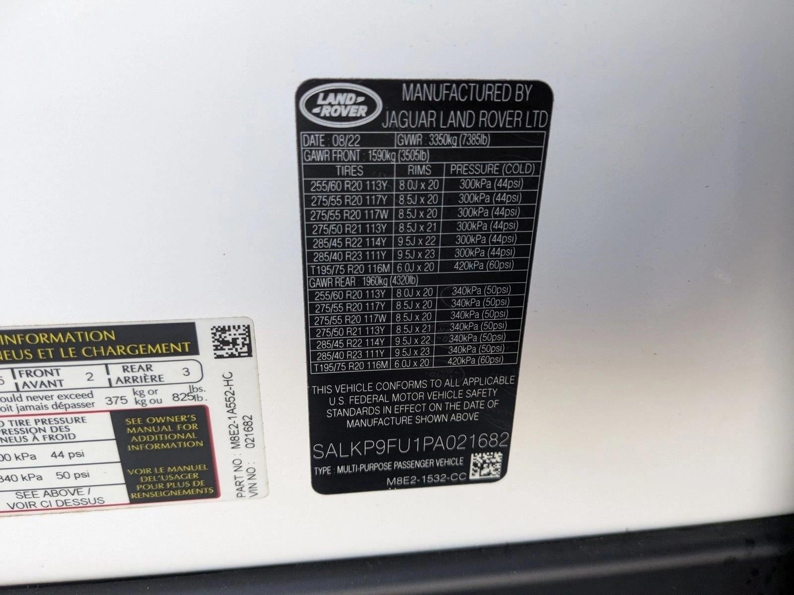 2023 Land Rover Range Rover P400 SE SWB