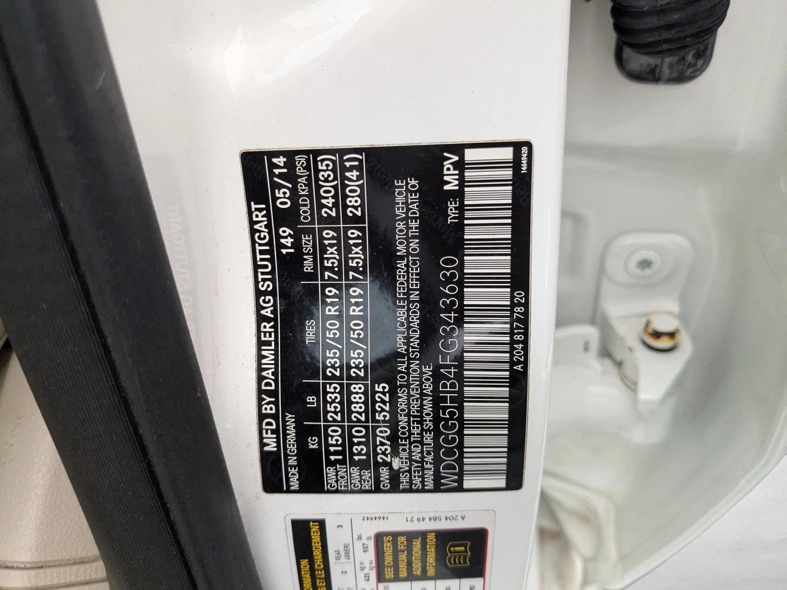 2015 Mercedes-Benz GLK GLK 350