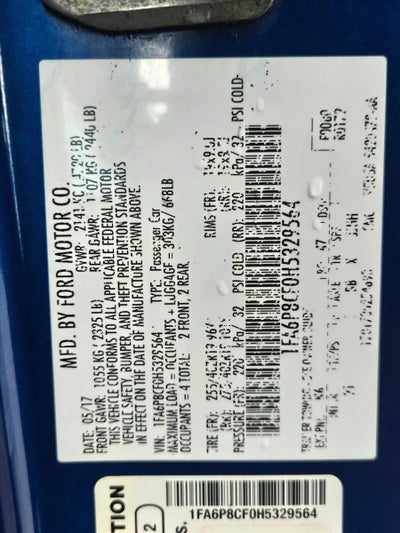 2017 Ford Mustang GT Fastback