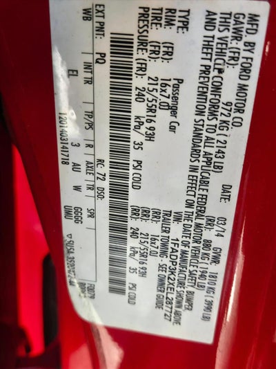 2014 Ford Focus 5dr HB SE