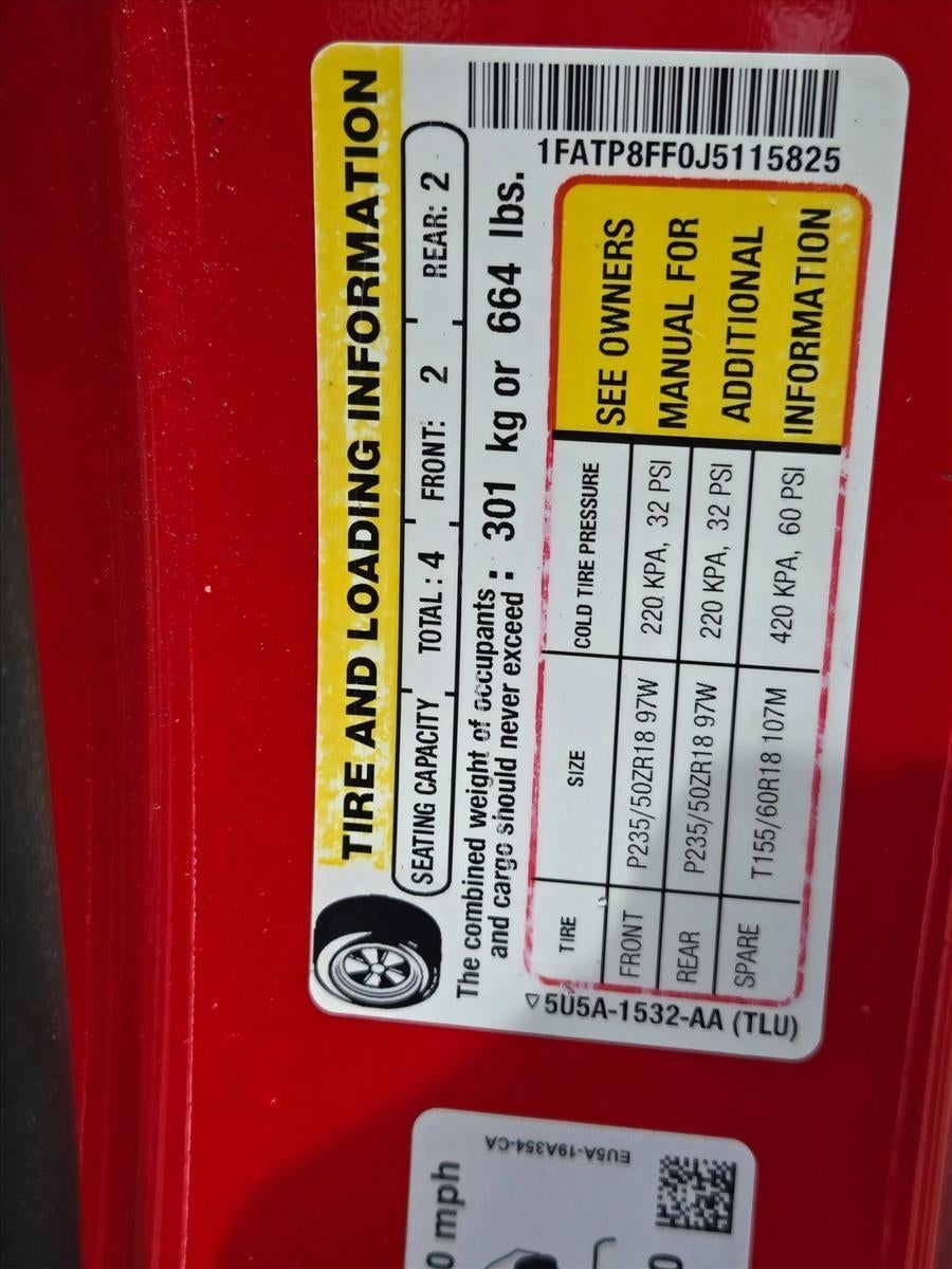 2018 Ford Mustang GT Premium Convertible