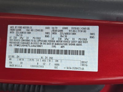 2020 Ford Escape SEL FWD