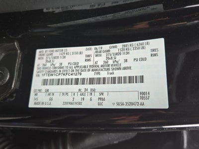 2019 Ford F-150 XL 2WD SuperCrew 5.5' Box