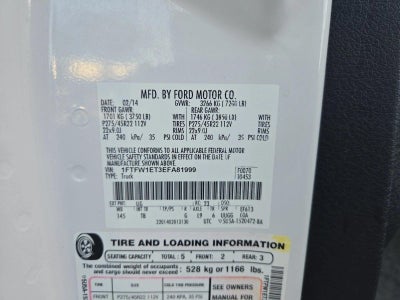 2014 Ford F-150 4WD SuperCrew 5-1/2 Ft Box Limited