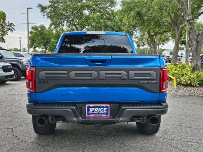 2019 Ford F-150 Raptor 4WD SuperCrew 5.5' Box
