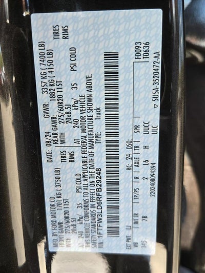 2024 Ford F-150 XLT 4WD SuperCrew 5.5' Box