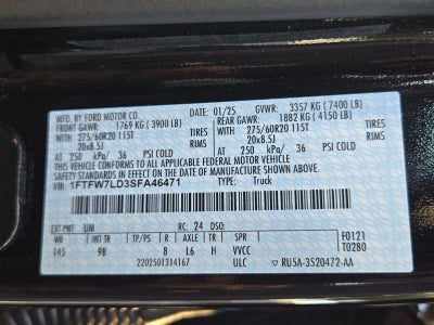 2025 Ford F-150 Platinum 4WD SuperCrew 5.5' Box