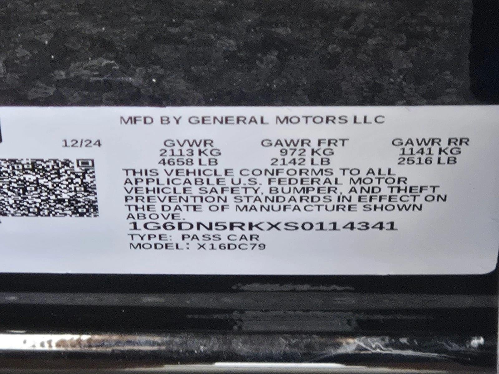 2025 Cadillac CT5 4dr Sdn Premium Luxury