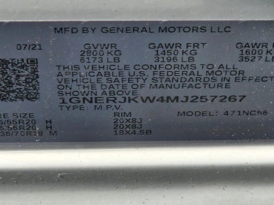 2021 Chevrolet Traverse FWD 2LT