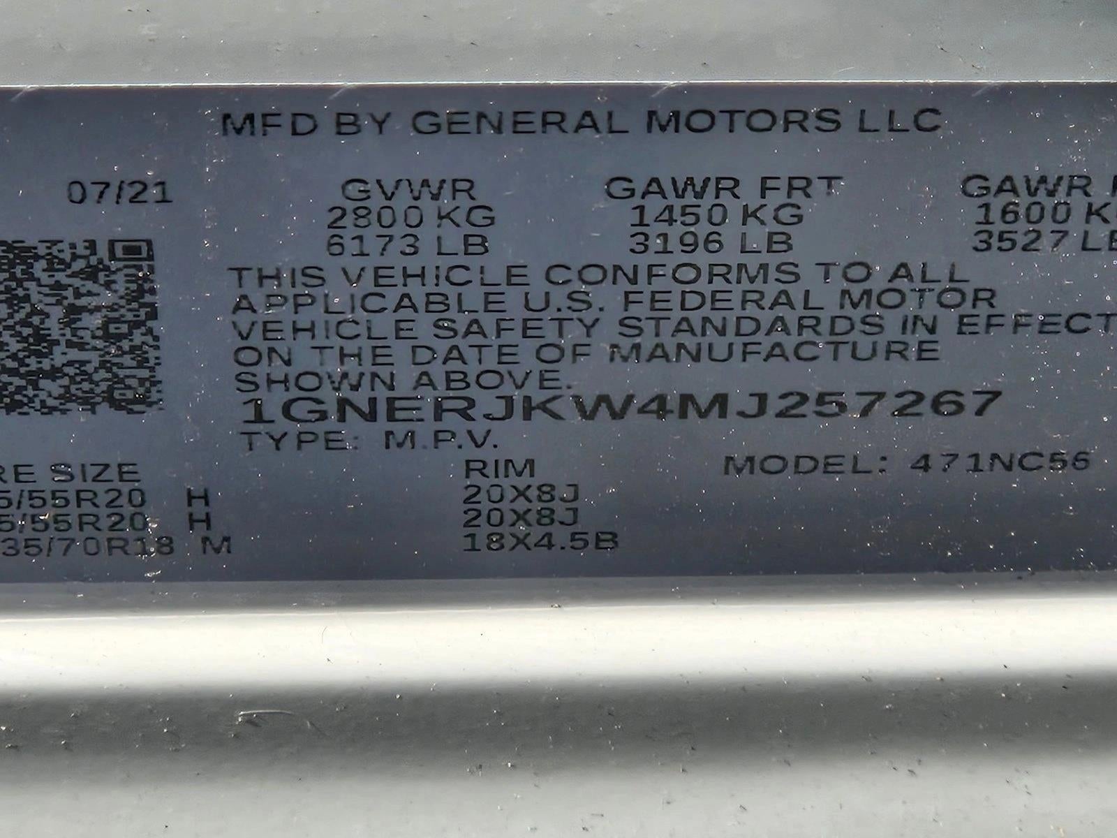 2021 Chevrolet Traverse FWD 2LT