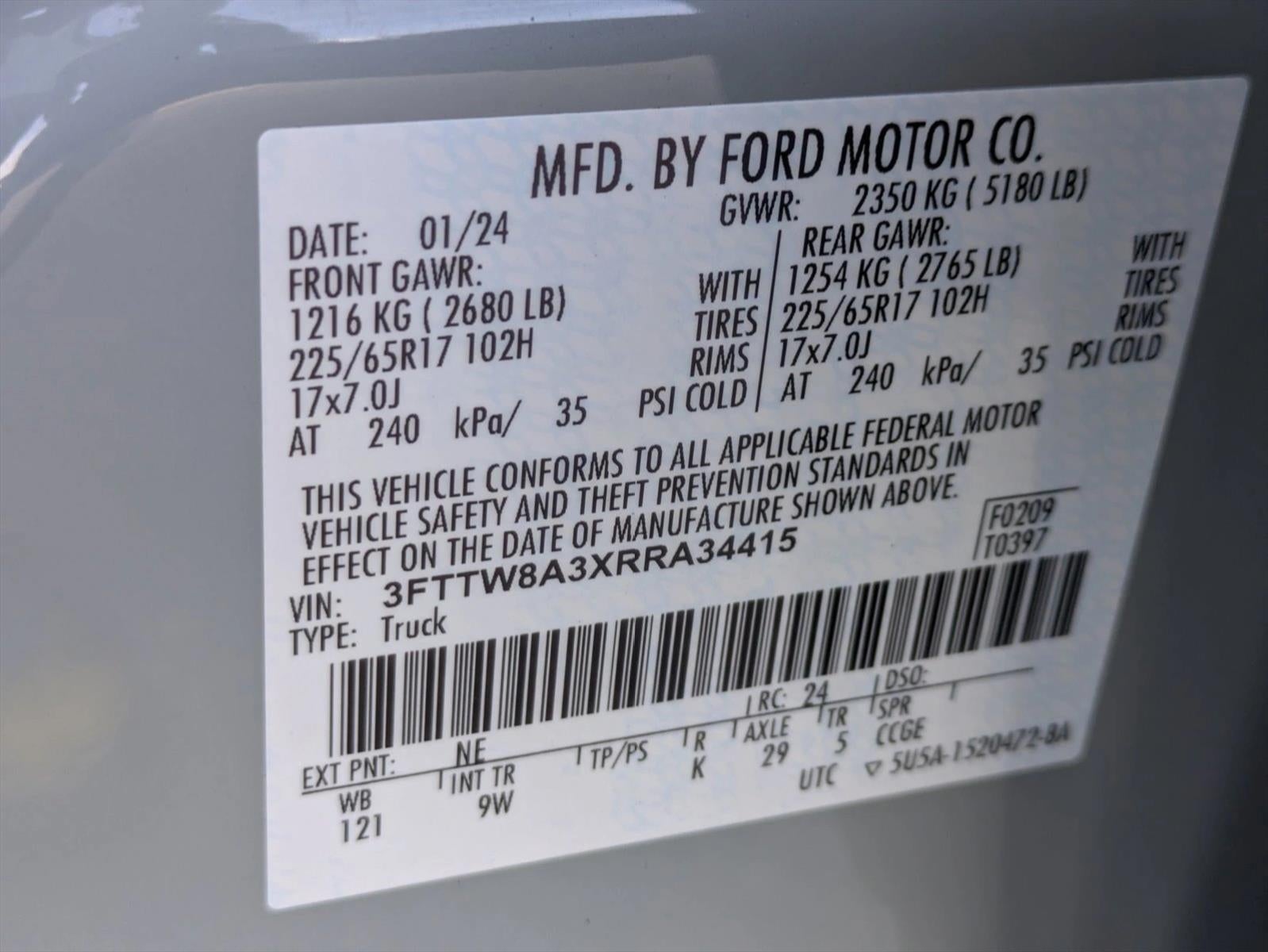 2024 Ford Maverick XL FWD SuperCrew