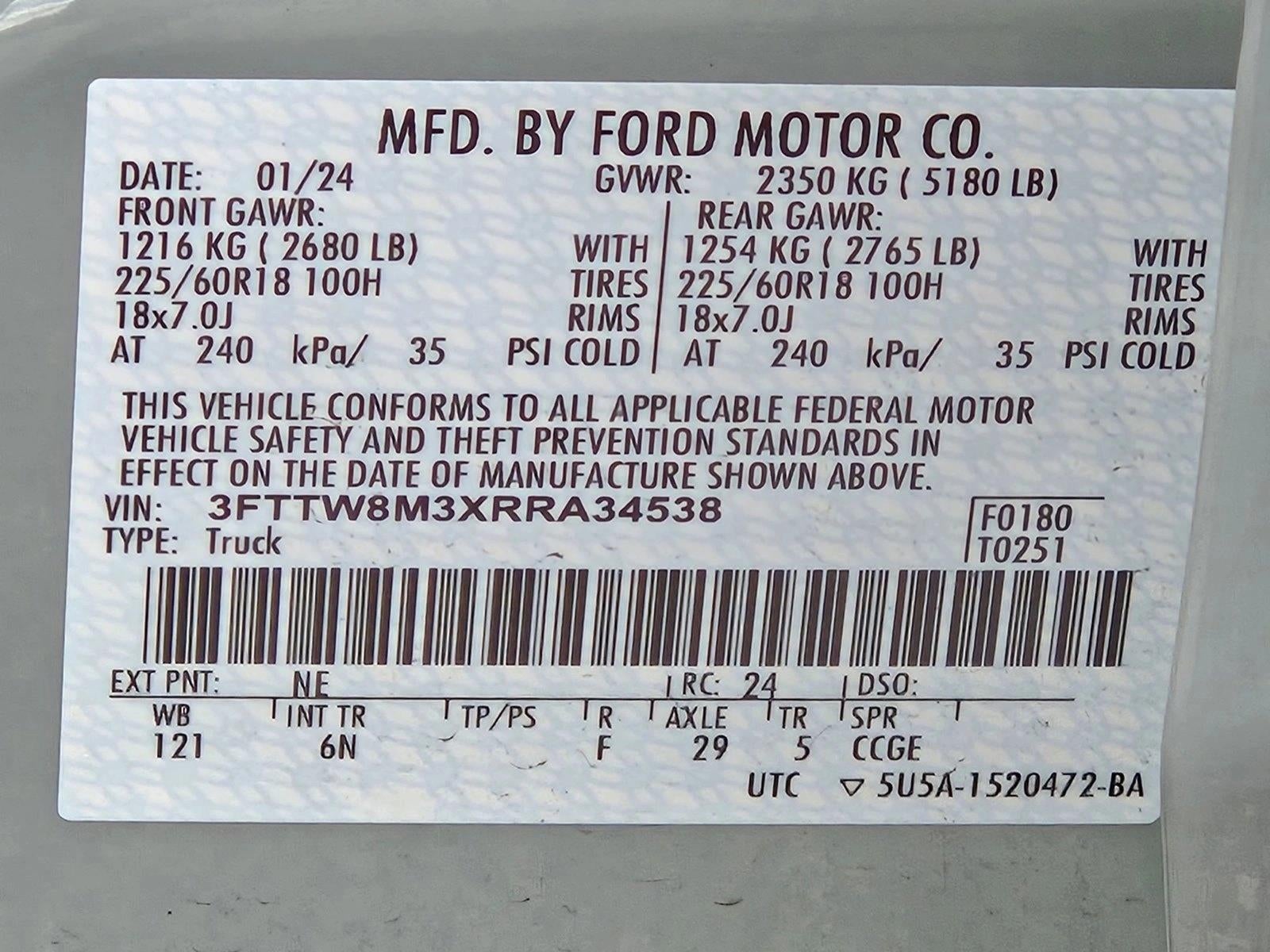 2024 Ford Maverick LARIAT FWD SuperCrew