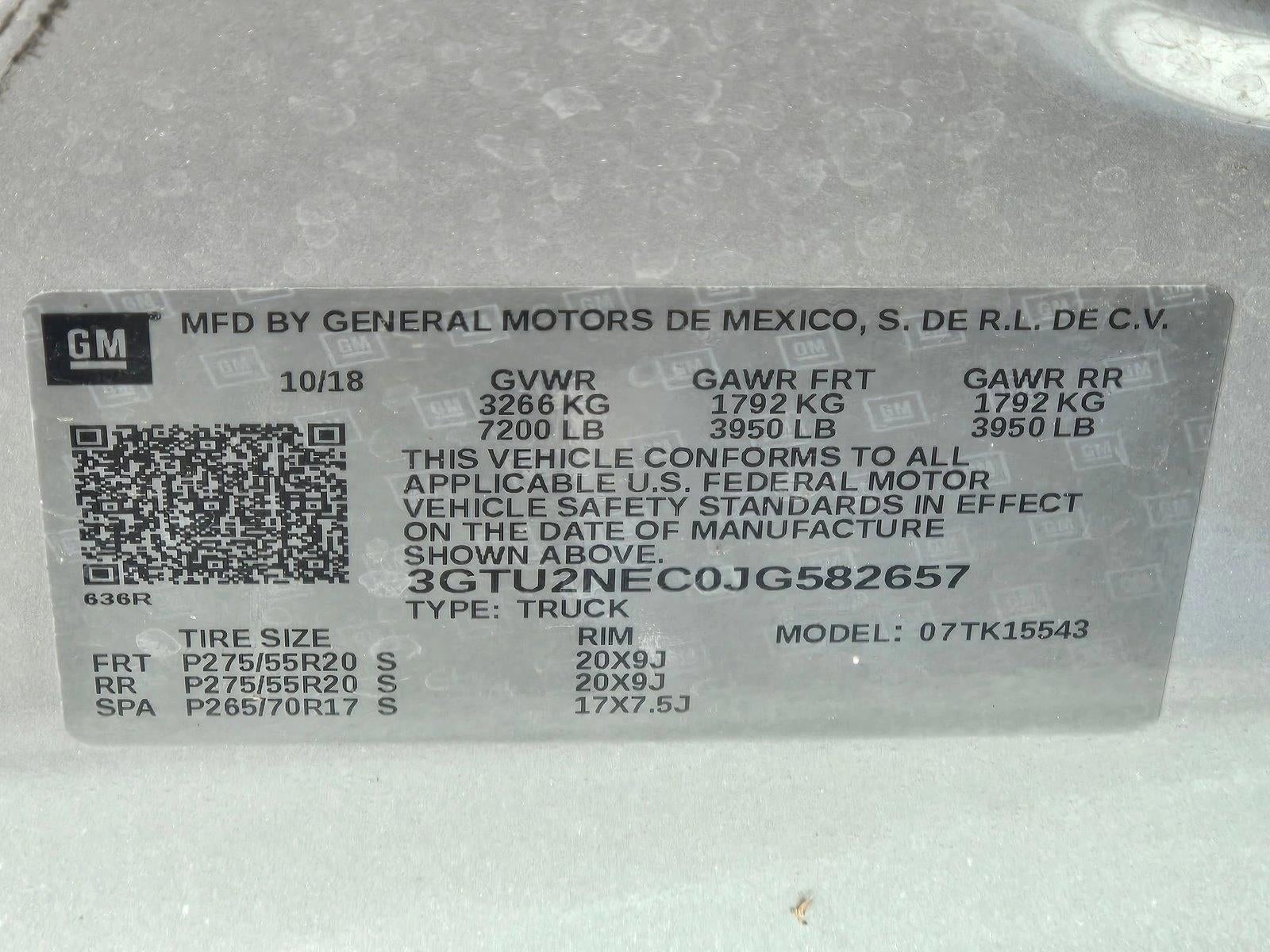 2018 GMC Sierra 1500 Crew Cab Short Box 4-Wheel Drive SLT