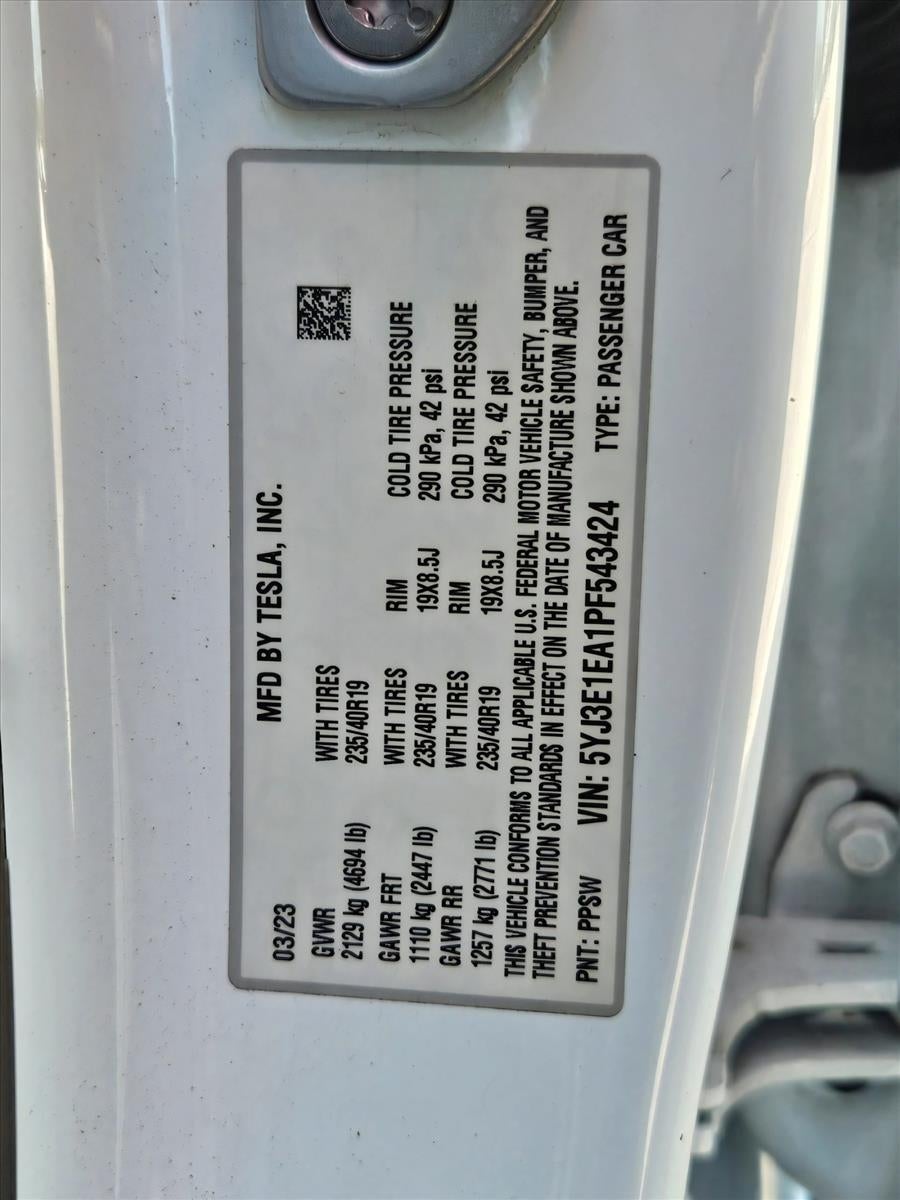 2023 Tesla Model 3 RWD