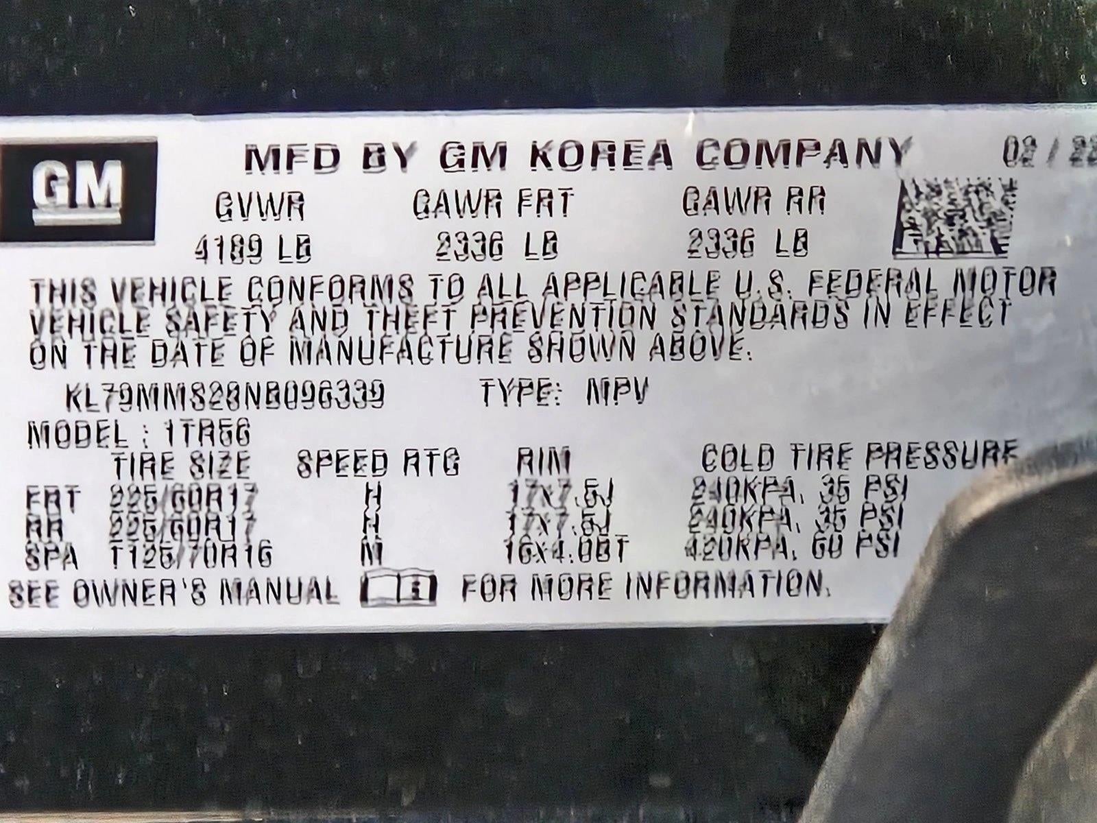 2022 Chevrolet Trailblazer FWD 4dr LS