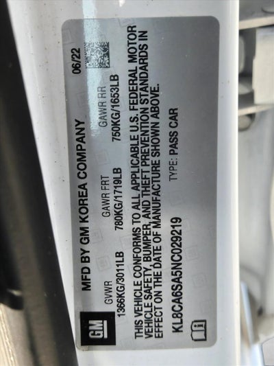 2022 Chevrolet Spark 4dr HB Man LS