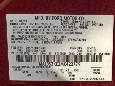 2021 Ford EcoSport Titanium FWD