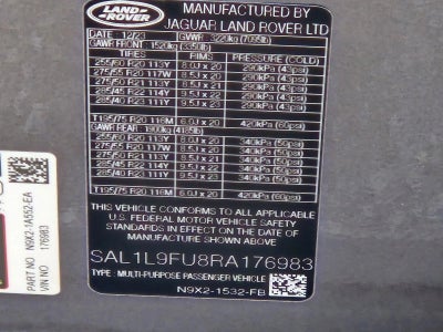 2024 Land Rover Range Rover Sport P400 Dynamic SE