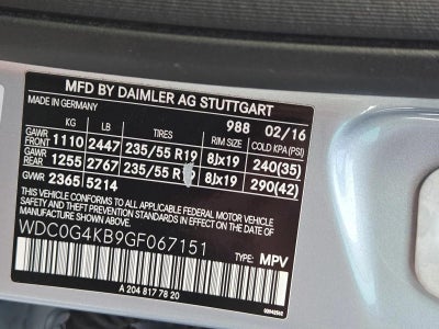 2016 Mercedes-Benz GLC GLC 300 4MATIC® SUV