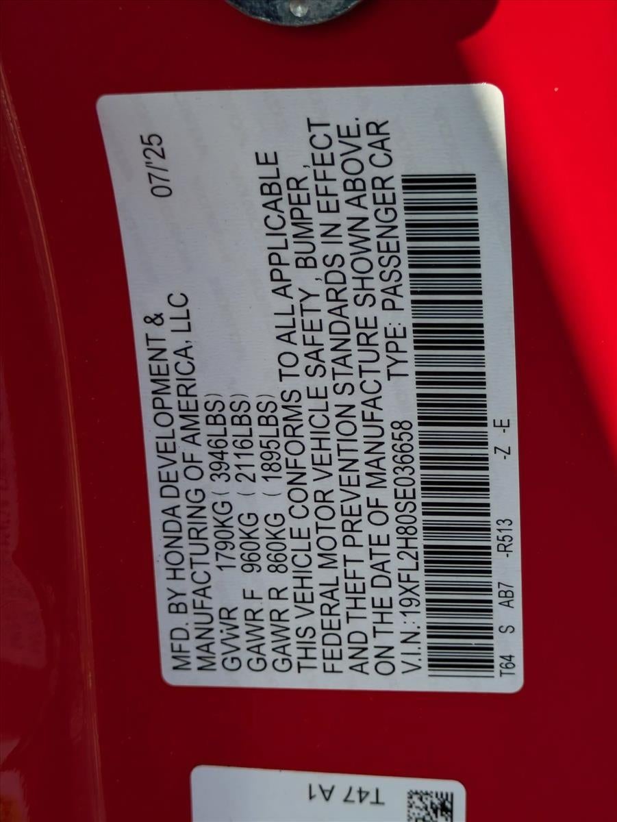 2025 Honda Civic Hatchback Sport CVT