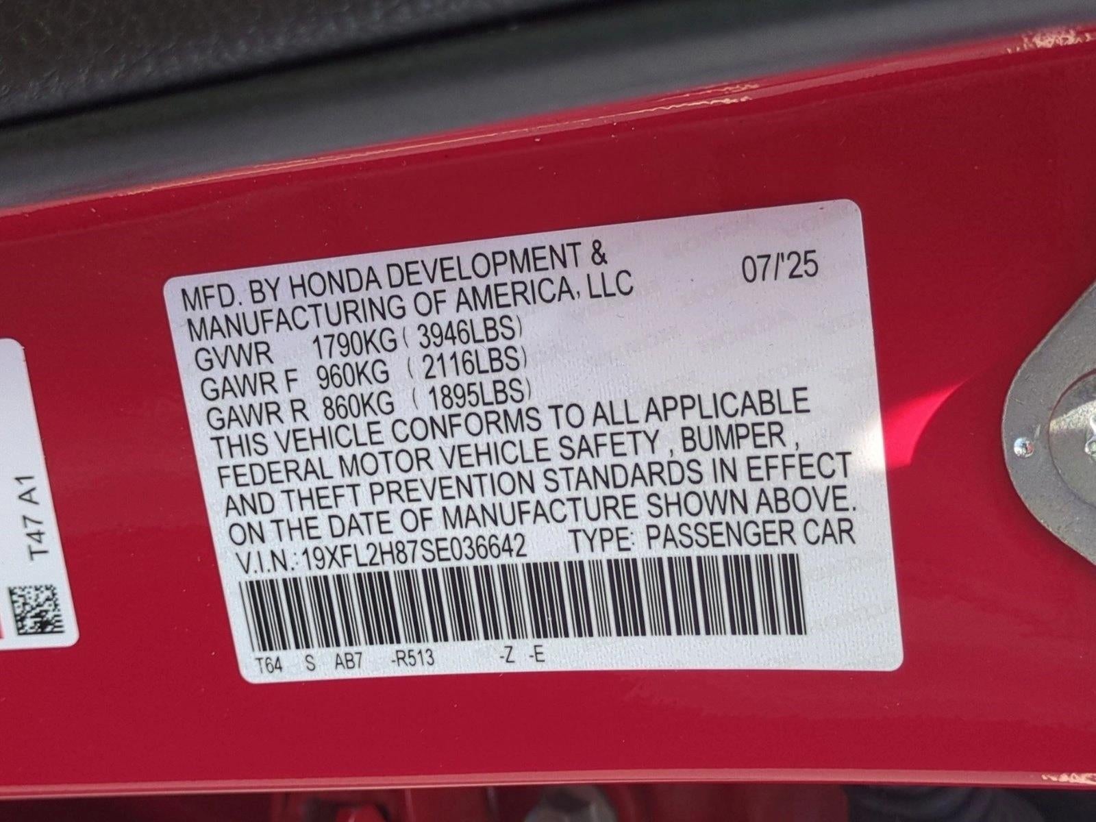 2025 Honda Civic Hatchback Sport CVT