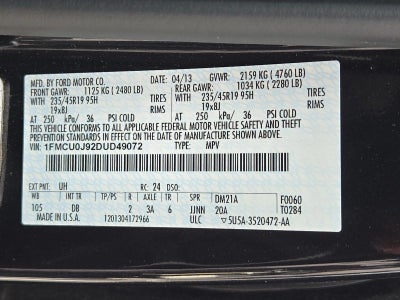 2013 Ford Escape FWD 4dr Titanium