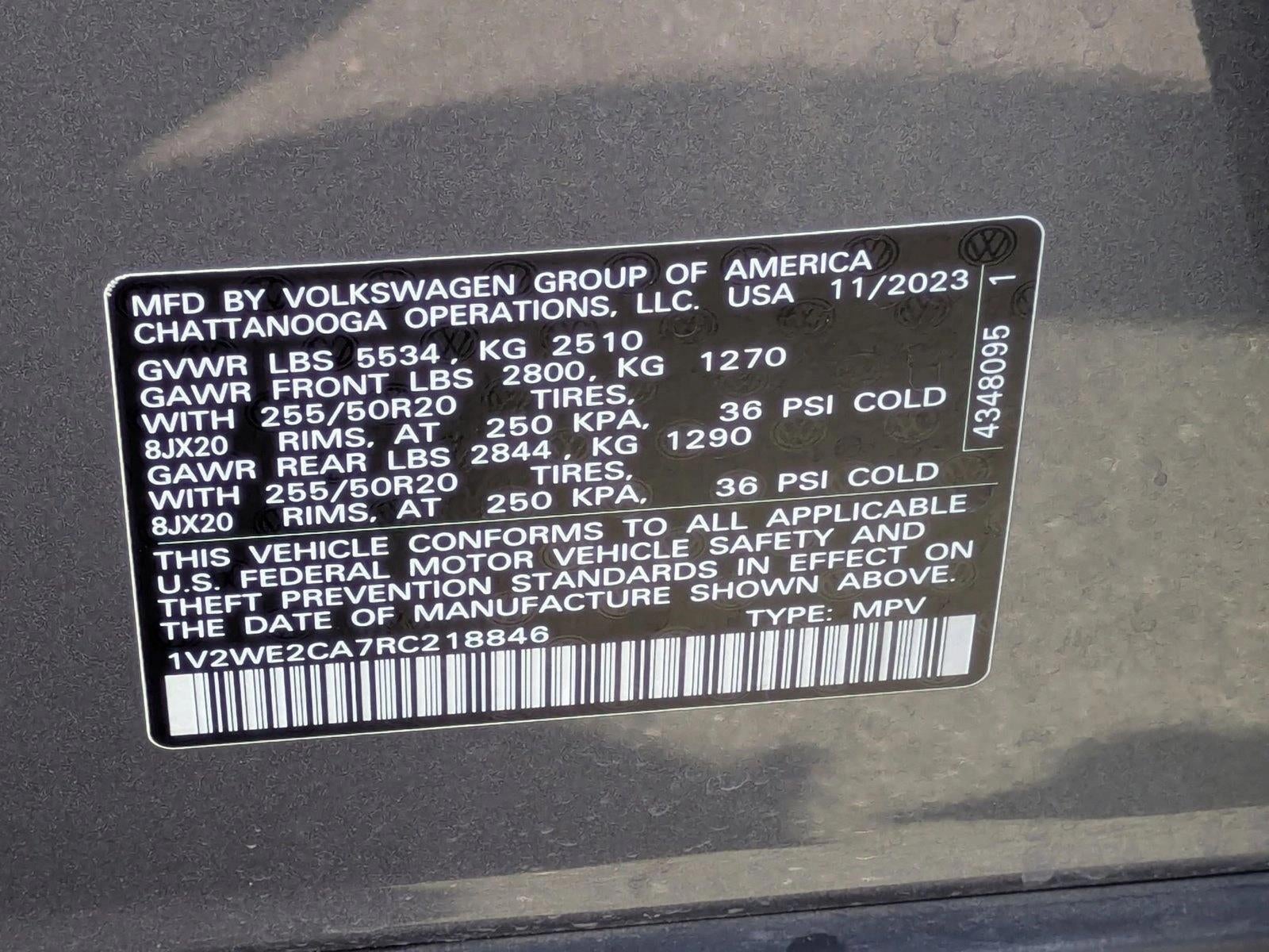 2024 Volkswagen Atlas Cross Sport 2.0T SE w/Technology FWD