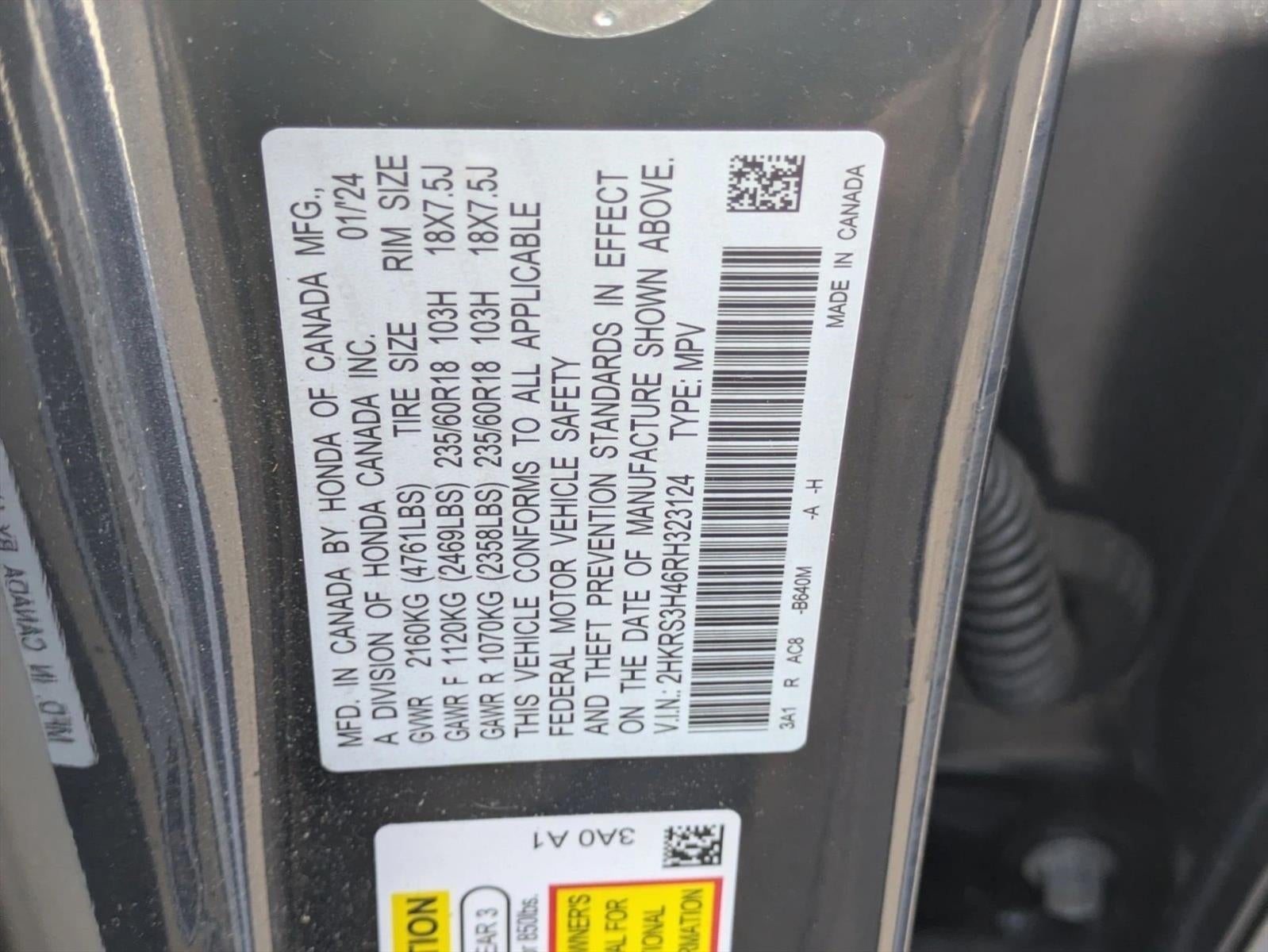 2024 Honda CR-V EX 2WD