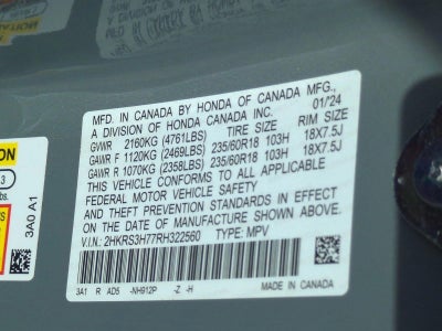 2024 Honda CR-V EX-L 2WD