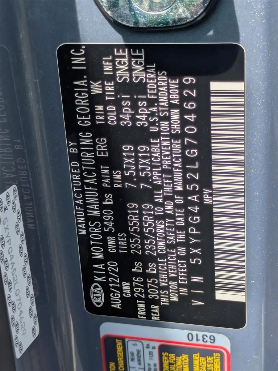 2020 Kia Sorento S V6 FWD