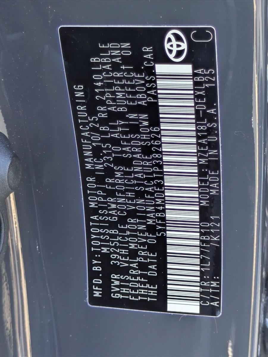 2026 Toyota Corolla LE CVT (Natl)