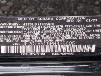 2023 Subaru Crosstrek Sport CVT