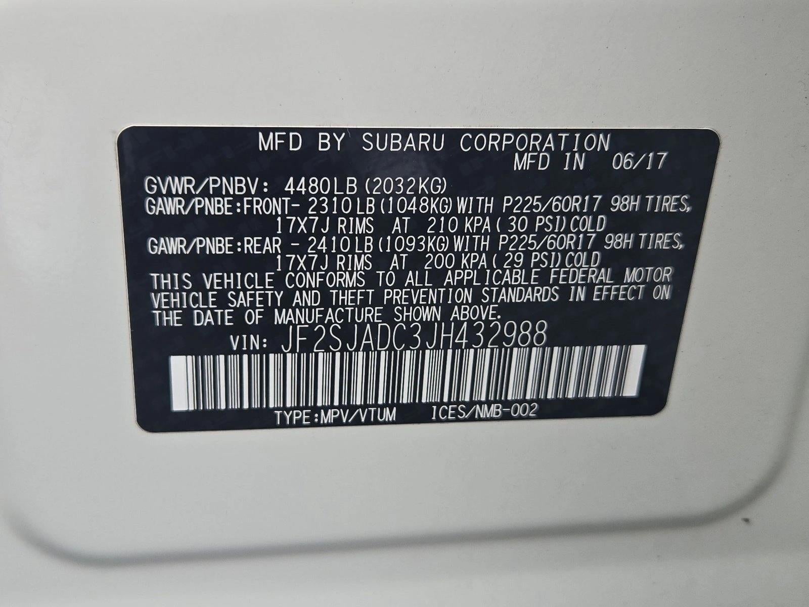 2018 Subaru Forester 2.5i Premium CVT