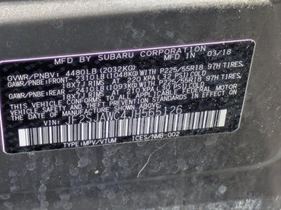 2018 Subaru Forester 2.5i Touring CVT