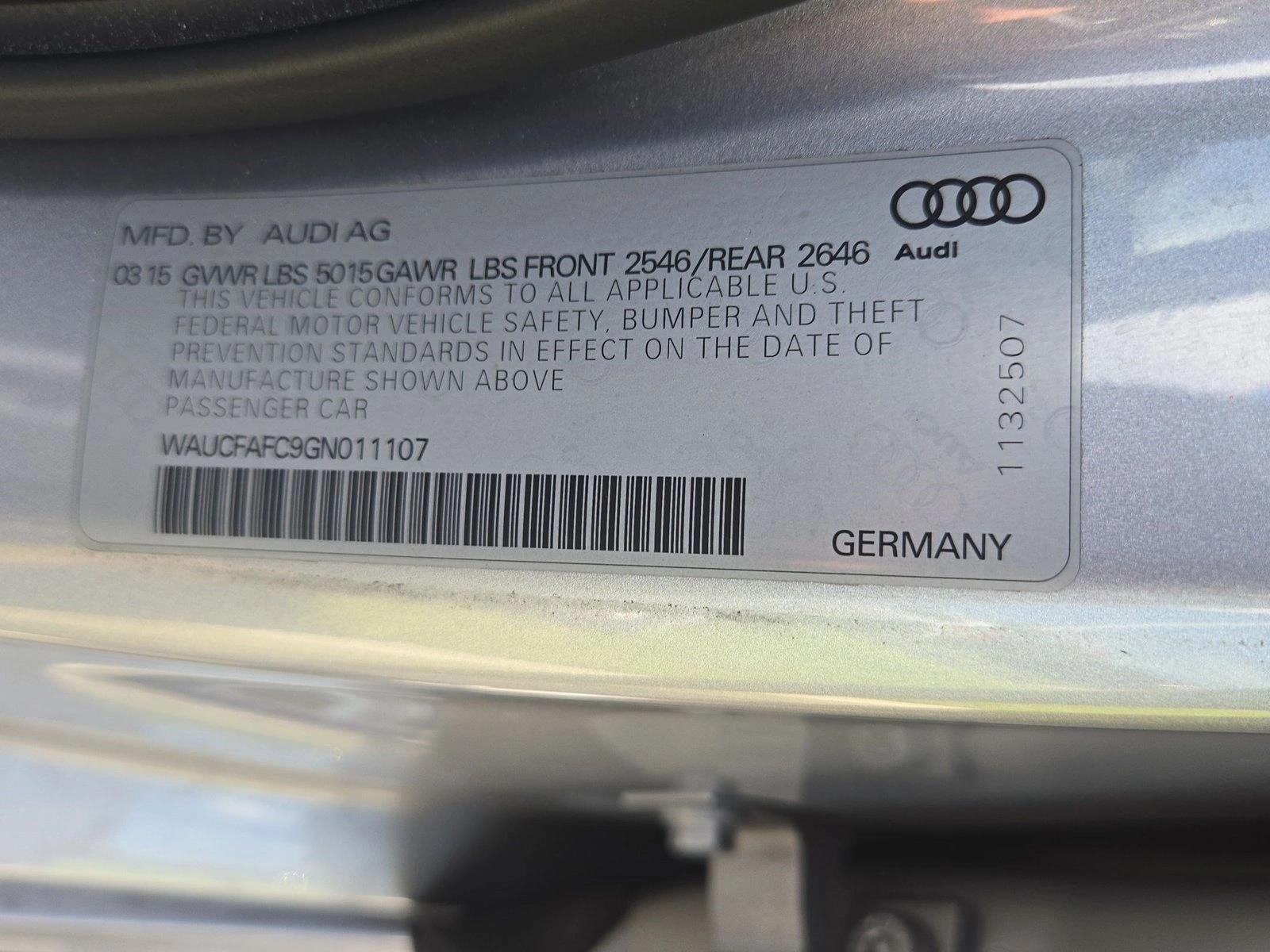 2016 Audi A6 4dr Sdn FrontTrak 2.0T Premium
