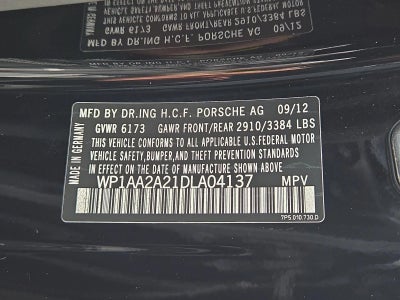2013 Porsche Cayenne AWD 4dr Tiptronic
