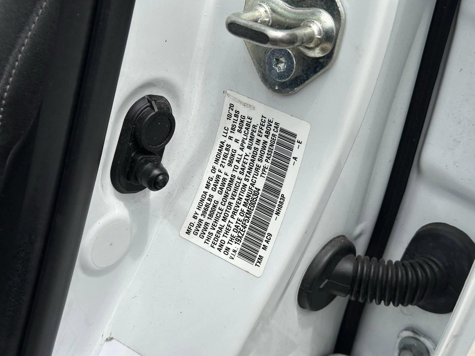 2021 Honda Insight EX CVT