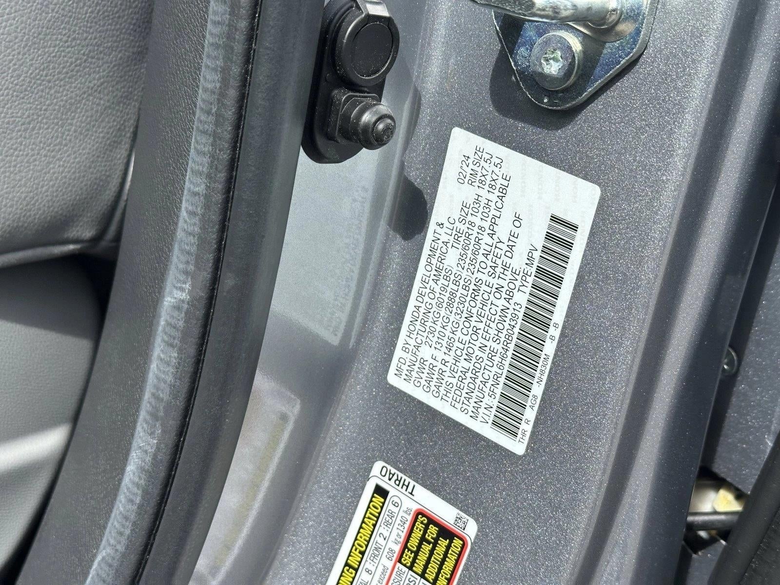 2024 Honda Odyssey EX-L Auto