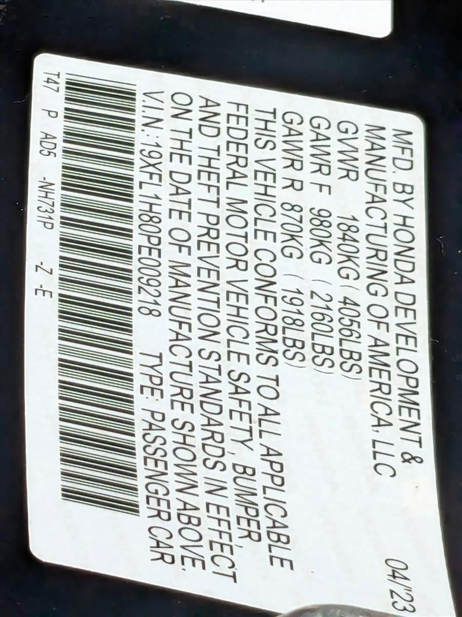 2023 Honda Civic Hatchback Sport Touring CVT