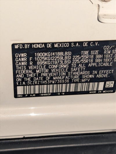 2023 Honda HR-V Sport 2WD CVT