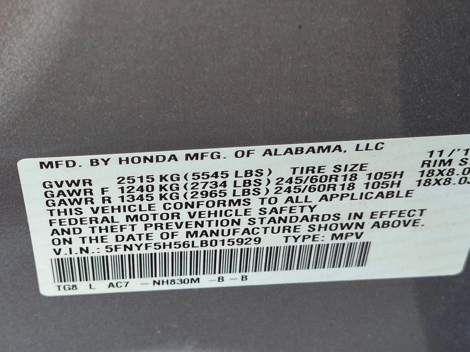 2020 Honda Pilot EX-L 2WD